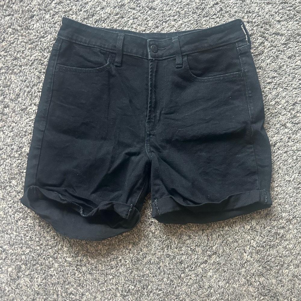 Old Navy Women's High Waist Black Shorts